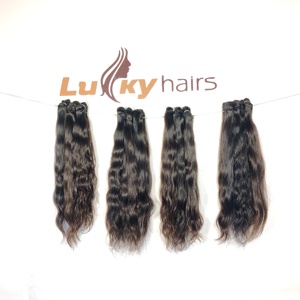 Extensiones de Cabello Humano Virgen Hindú Ondulado de la Mejor Calidad con Cutícula Alineada, Precio de Fábrica al Por Mayor - Product Image 6