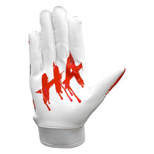 Gants de receveur de football américain antidérapants de haute qualité, tendance, en cuir synthétique respirant, avec poignées rapides – Vente en gros - Product Image 4