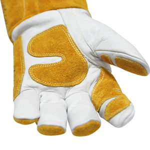 Precio al por mayor de cuero impermeable guantes de conducción diferentes guantes de seguridad para soldar en varios colores - Product Image 4