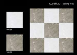 Baldosas para Estacionamiento Exterior con Acabado Mate, 40x40cm, 400x400mm, 16x16 Pulgadas, Resistentes, para Entradas de Vehículos - Product Image 1