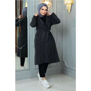 Manteau en laine surdimensionné pour femmes, élégants manteaux en duvet - Product Image 1