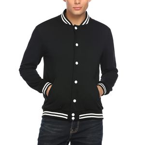 Vestes authentiques Varsity pour hommes | Vêtements d'extérieur de baseball de bombardier classique d'université | Streetwear d'hiver élégant de coupe ajustée de qualité supérieure - Product Image 1