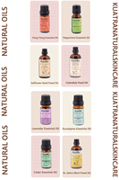Huile Essentielle de Lavande de Qualité Cosmétique KUATRA 10ml, Extrait Herbal, Expédition Rapide, Extraction de Plante Sauvage Lavandula Angustifolia