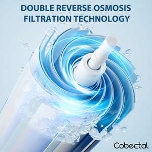 เครื่องกรองน้ำระบบ Reverse Osmosis Cobectal K8B 800 GPD อัตราส่วนน้ำบริสุทธิ์ต่อน้ำทิ้ง 3:1 พร้อมก๊อกน้ำอัจฉริยะ LED ไฟฟ้า วัสดุพลาสติก ติดตั้งใต้ซิงค์ - Product Image 4