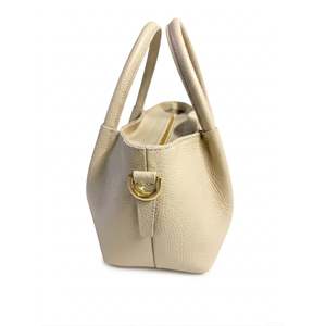 Borsa Strutturata in Vera Pelle Dollaro Made in Italy - Stile Femminile Impermeabile con Decorazione a Catena - Product Image 4