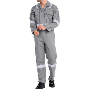 Combinaison de sécurité de haute qualité en coton respirant, combinaison de travail haute visibilité, combinaison de protection, uniforme de travail pour atelier, garage, conforme à la norme EN - Product Image 5