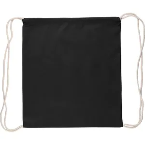 Bridget Personalized Promotional <b>Drawstring</b> Sportpacks Cotton Pouch <b>Backpack</b> with Custom Gadgets - Product Image 2