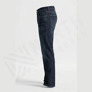 Jeans de Hombre de Alta Calidad, 100% Algodón, Corte Slim Fit, Nuevo Estilo Moderno, Cintura Alta, Pierna Recta, Elásticos, Color Personalizado - Product Image 3