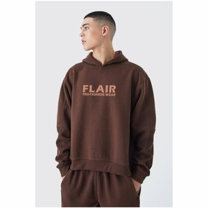 Sudadera con capucha de gran tamaño para hombre de algodón 100% Premium, diseño de hombro caído de gran tamaño, bordado 3D, impresión Digital, temporada de invierno - Product Image 1