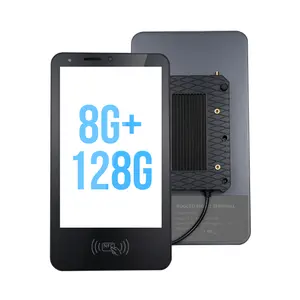 HUGEROCK RK101 Waterproof Wifi Android 1000nits Rfid Card Reader Vehicle Controller Barcode Scanners Industrial Tablet PC MTK 8G