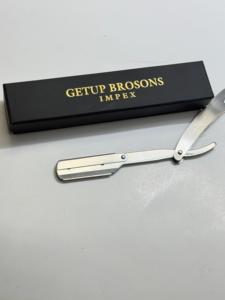 New <b>Single</b> <b>Blade</b> Stainless Steel Men's Wet Shaving Professional Disposable Full Silver Safety <b>Razor</b> Customizable Available - Product Image 5