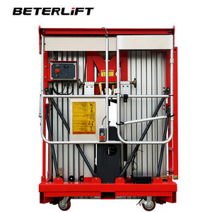 Plateformes élévatrices en aluminium de haute qualité, 12 m, à double colonne, pour l'intérieur, à vendre et à <span class=keywords><strong>louer</strong></span> - Product Image 5