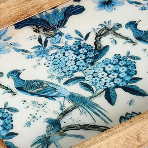 ถาดเสิร์ฟอาหาร-ปลอดภัยขนาดใหญ่ทำด้วยมือเป็นมิตรต่อสิ่งแวดล้อมถาดไม้มะม่วงหรูหราใช้ในครัวเรือนเกรดเคลือบเงา - Product Image 6