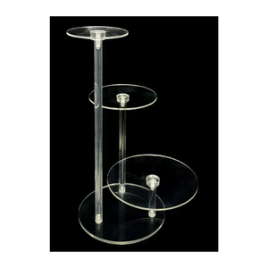 MHQ-2578 Unique Cristal Bras Acrylique Sans Flamme Candélabre Nouveau Design De Table De Mariage Bougeoir Pièce Maîtresse Décorations En Métal - Product Image 1