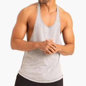 High Street Style coton respirant hommes sans manches débardeurs musculation Fitness sport Gym Muscle chemises hommes débardeurs OEM - Product Image 2