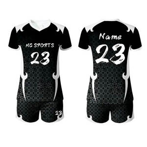 High Quality Custom Logo Girls Volleyball Uniform Low Price <b>Slim</b> Fit Team Sets Sublimation Technique Girls Volleyball Uniform - Product Image 6