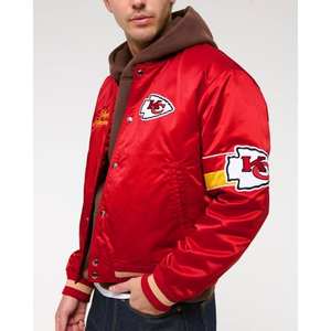 Chaqueta Universitaria Roja de Satén para Hombre, Chaquetas 2026, Chaquetas 2025, Chaquetas Personalizadas, Chaquetas Escolares, Chaquetas de Fiesta, Chaquetas de Moda de Nueva Tendencia - Product Image 2