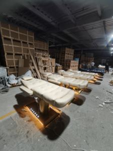 Table de massage <span class=keywords><strong>électrique</strong></span> chauffante de luxe <span class=keywords><strong>pour</strong></span> salon de beauté et spa, fauteuil médical de podologie, <span class=keywords><strong>lit</strong></span> de soin esthétique <span class=keywords><strong>pour</strong></span> esthéticienne, visage et cils - Product Image 5