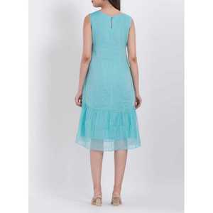 Vestido Midi Elegante e Informal para Mujer, Transpirable, de Algodón y Seda, Bordado, con Corte Holgado, Ideal para Fiestas de Cumpleaños y Salidas Nocturnas - Product Image 2