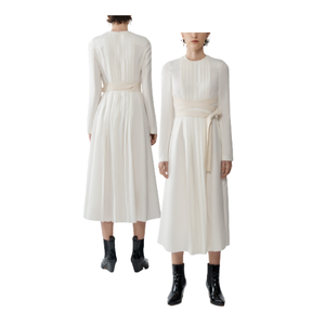 Robes décontractées élégantes haute qualité durable formelle unique panneau avant plié emballage personnalisé fabricant du Vietnam - Product Image 1