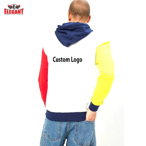 Color block <b>hoodie</b> sweatshirt Men's Casual Wear Plain Hoodies Multi-Color Winter Print <b>3XL</b> Size Wholesale - Product Image 3