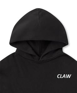 Haute qualité coton français éponge surdimensionné à capuche pour hommes épais polaire 450 GSM goutte épaule pull noir à manches longues sweats à capuche - Product Image 3