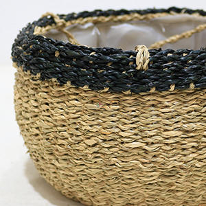 Maceta Colgante Ecológica de Pasto Marino, Productos Artesanales Naturales para Jardinería - Product Image 3