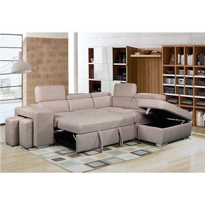 Phong Cách Mới Thoải Mái 2S + Chaise + Ottoman Vải Công Nghệ Phòng Khách Ghế Sofa Sofa Giường Với Lưu Trữ - Product Image 5
