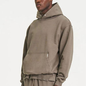 Oem Custom 400 500 Gsm Sweat à capuche surdimensionné, uni, blanc, rose, Sweat à capuche surdimensionné, 80 coton, 20 polyester - Product Image 2