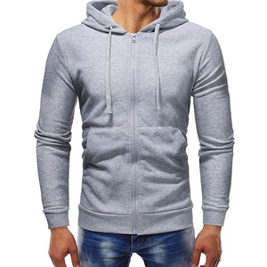 Fabricants de sweats à capuche OEM 100% coton French Terry Sweat à capuche à fermeture éclair complète avec impression de logo personnalisé 3D pour hommes à prix raisonnable - Product Image 1