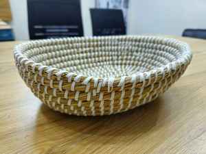 Panier mural en rotin tressé en forme de cœur, style bohème moderne, écologique, décoration d'intérieur, provenance du Bangladesh, vente chaude - Product Image 2