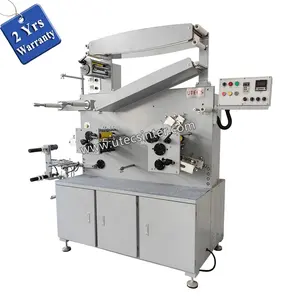 UGS21 Automatic Narrow Fabric Washable cotton label Flexo Printer, thermal transfer Ribbon Flexographic Printing Machine