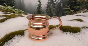 Taza lisa de cobre de mula de Moscú de diseño moderno de 14oz, taza de regalo sólida con mulas para café y cerveza de jengibre - Product Image 5