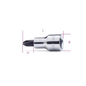 BETA 1/2 ''Socket Drivers Multi-Pack pour Cross Head Phillips®Vis - Product Image 1