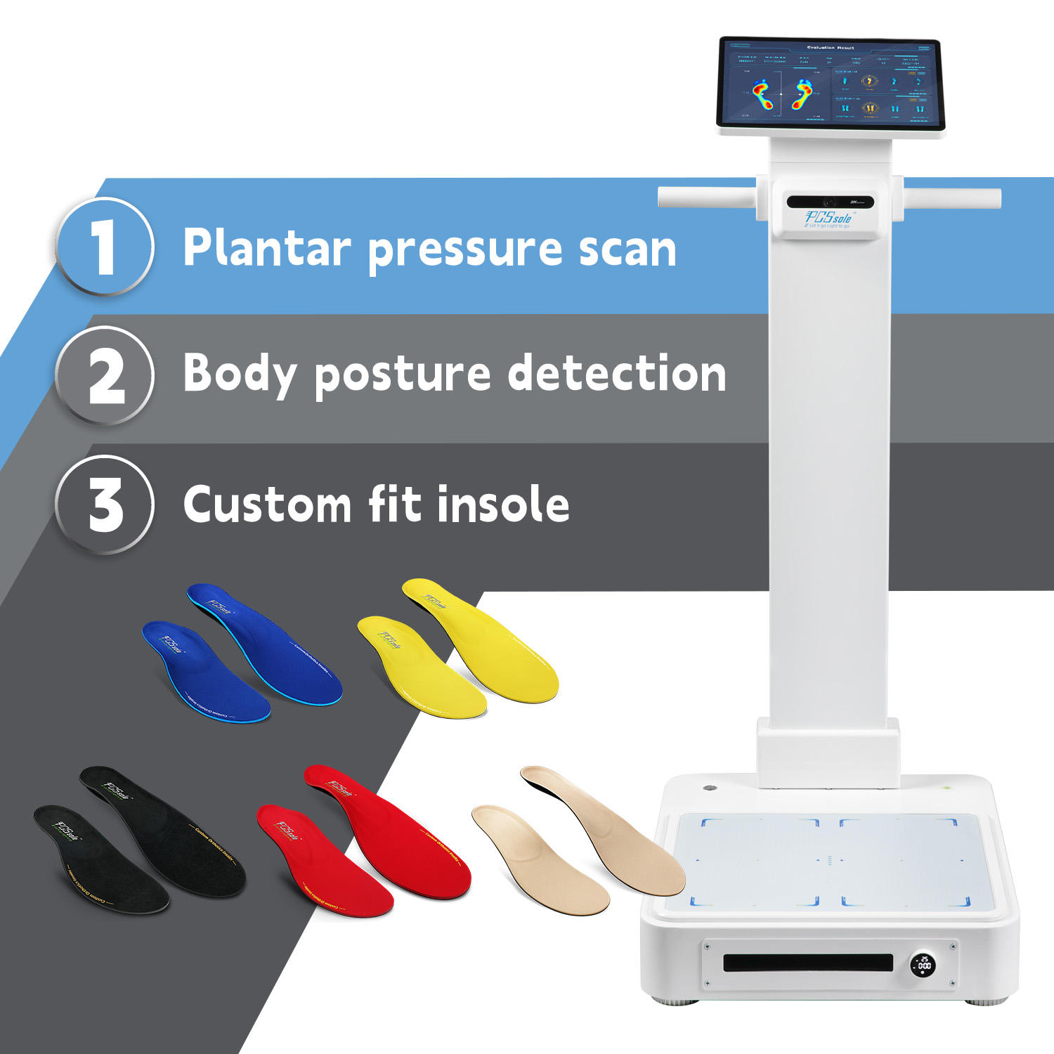 Foot Scanning Foot Scanner 3D Mapping Pressure Analysis