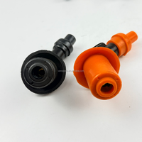 Capuchon de bougie d'allumage pour moto WANOU GY6, en silicone et plastique, avec lumière LED, résistance, capuchon de bougie d'allumage pour moto