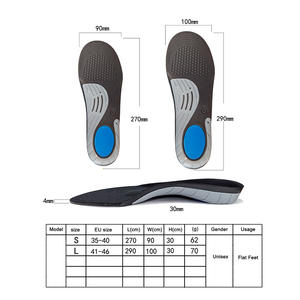 New Flat Feet Orthotic Inserts Women Men Arch Support Orthopedic <strong>Insoles</strong> Breathable Wholesale Massage EVA <strong>Insoles</strong> - Product Image 4