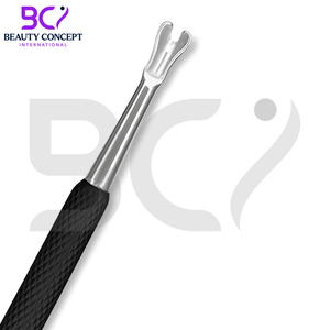 Recortador de cutículas de color negro Calidad Acero inoxidable Producto más nuevo Mejor venta Herramientas de manicura Empujadores de cutículas de doble cara - Product Image 6
