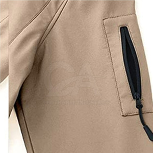 Logo personnalisé Veste Softshell pour hommes Meilleure vente Veste Softshell vêtements chauds Veste Softshell - Product Image 5