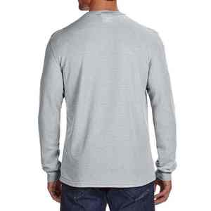 Camiseta de algodón/bambú de 300 g/m² para hombre, estilo urbano, sin mangas, corta, holgada, con bordado desgastado y parche personalizado - Product Image 6