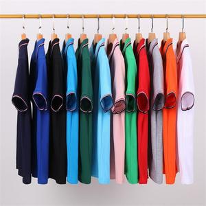 เสื้อโปโลผู้ชายแขนสั้นผ้าฝ้ายมีกระดุม3เม็ดเสื้อกอล์ฟเสื้อกีฬาแบบลำลองทรงคลาสสิกออกแบบโลโก้ได้ตามที่ต้องการ - Product Image 4