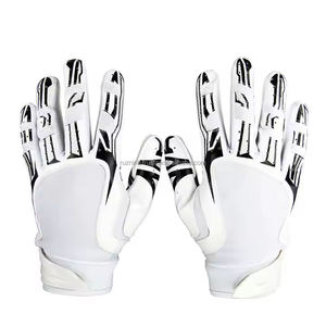 Gants de football américain personnalisés avec logo, paume adhérente, rembourrage de haute qualité - Product Image 5