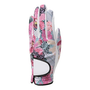 Diseño personalizado Impreso Moda Guantes de golf Ligero Cómodo Antideslizante Deportes al aire libre Hecho Cuero Cabretta-Venta al por mayor - Product Image 1