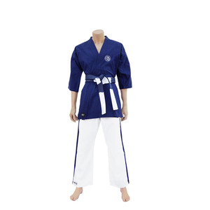 Uniforme de karate de color sólido diseño OEM personalizado recién llegado para entrenamiento de artes marciales Kimono Jiu Jitsu cómodo y transpirable para hombres - Product Image 5