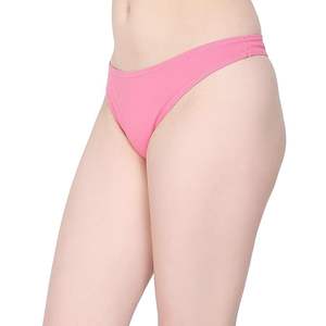 Fait sur mesure 100% coton bébé rose taille basse dames string chaud meilleur prix d'usine Bangladesh - Product Image 2