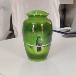 Autocollant personnalisé de haute qualité Urnes funéraires classiques pour cendres humaines avec photo Urnes funéraires - Product Image 6