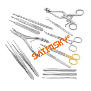 FORGESY Instrumentos quirúrgicos de acero inoxidable Ent Paquete de 1 Kit Herramienta de grado alemán Instrumentos fabricados de acero inoxidable - Product Image 4