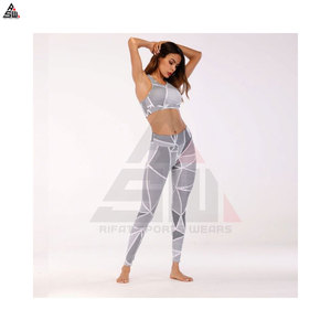 Ensemble de yoga sans manches pour femmes, de haute qualité, en spandex/polyester, vêtements de sport respirants et légers, taille XXL, uni, personnalisable sur le devant - Product Image 4