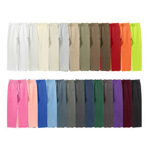 Pantalones de pierna recta con logotipo personalizado Pantalones de invierno para hombre de pista en blanco Pantalones casuales de hombre de alta calidad Joggers de lana de algodón - Product Image 5