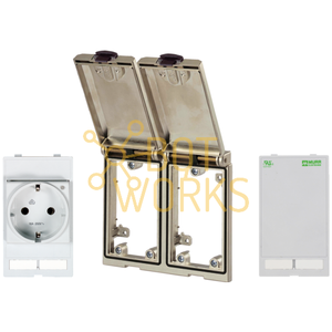 Murrelektronik Acier inoxydable IP54 Nouveau 4000-68123-0018900 Prise double CA avec matériaux durables - Product Image 1